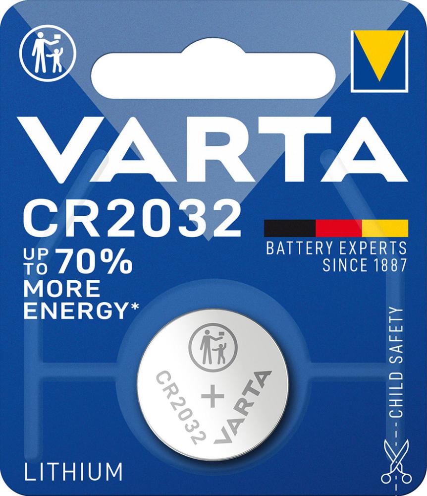 Produktbild von VARTA Knopfzelle Electronics CR 2032 6032101401 4008496276882