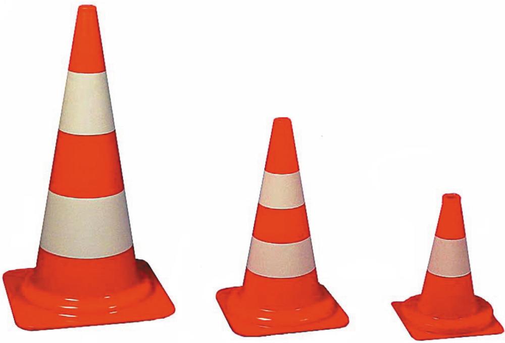Produktbild von Schake Leitkegel rot/weiß 750mm 4270606362 4250384704209