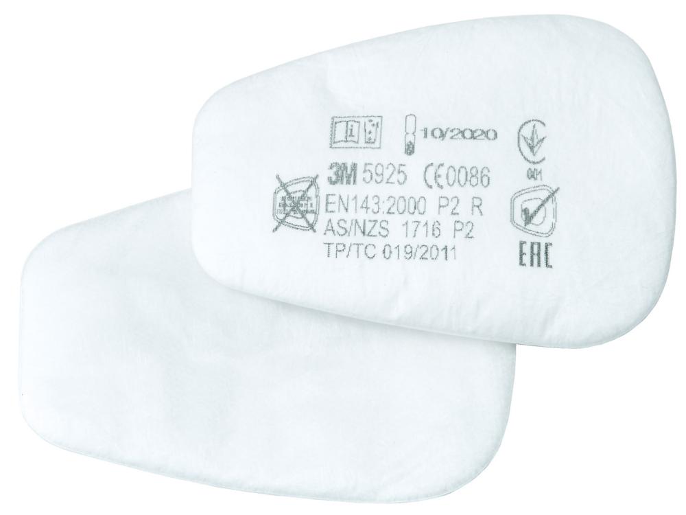 Produktbild von 3M Vlieseinlegefilter 5925 P2R 2 (20 Stück) 7000037674 4046719603992
