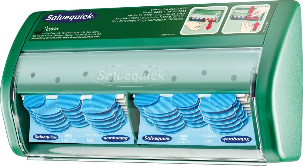 Produktbild von Salvequick Salvequick Pflasterspender detektierbar 2x35 Pflaster 51030130 7310610019693