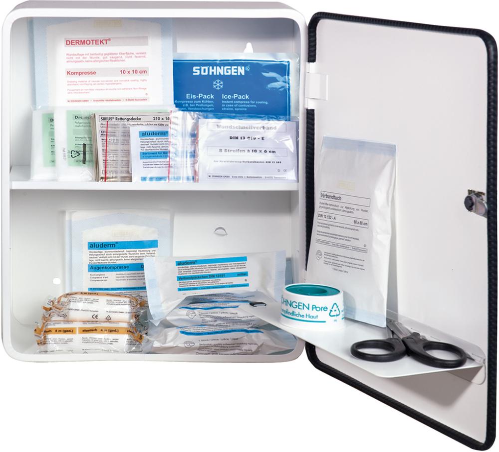 Produktbild von Söhngen Verbandschrank Heidelberg mit Füllung D13157, weiß 4272116454 4250108800705