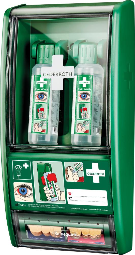 Produktbild von Cederroth Augenspülstation inkl. 2 x 500ml Flaschen 721500 7310807215006