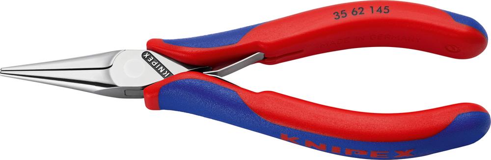 Produktbild von KNIPEX Greifzange Elektronik Backen flachrund 145mm 35 62 145 4003773039556