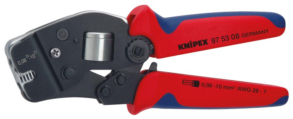 Produktbild von KNIPEX Crimpzange selbsteinstellend 0,08-10qmm 97 53 08 4003773040187