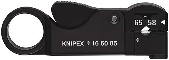 Produktbild von KNIPEX Abisolierwerkzeug Koax 105mm SB 16 60 05 SB 4003773044888