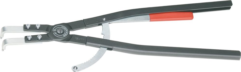 Produktbild von KNIPEX Sicherungsringzange innen gebogen schwarz pulverlackiert J61 mm 44 20 J61 4003773024965