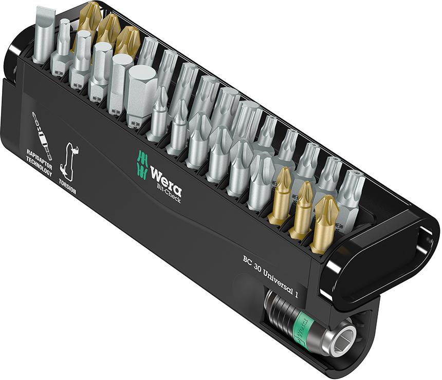 Produktbild von Wera Bit-Satz Bit-Check 30 Universal 1 5056440001 4013288115096