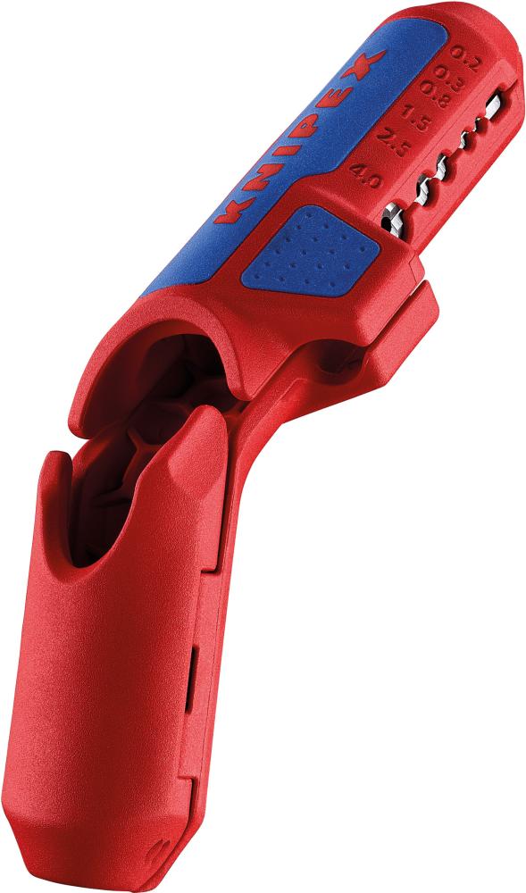 Produktbild von KNIPEX Abmantelungswerkzeug ErgoStrip links 16 95 02 SB 4003773082910