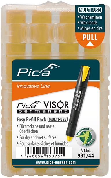 Produktbild von Pica Minen-Set für Permanentmarker Visor Industrial gelb 991/44 4260056153754