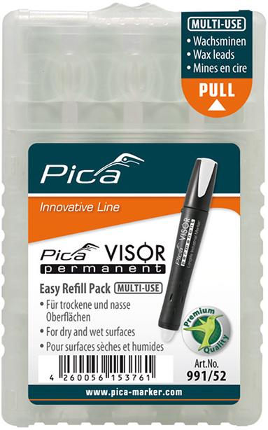 Produktbild von Pica Minen-Set für Permanentmarker Visor Industrial weiß 991/52 4260056153761