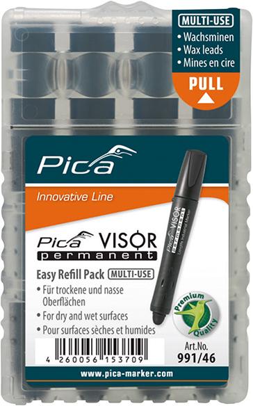 Produktbild von Pica Minen-Set für Permanentmarker Visor Industrial schwarz 991/46 4260056153709