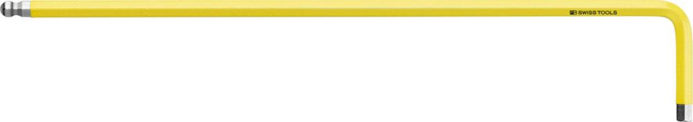 Produktbild von Swiss Tools Winkelschraubendreher DIN 911L Rainbow 3mm Kugelkopf PB 212.L 3 SY 7610733077007