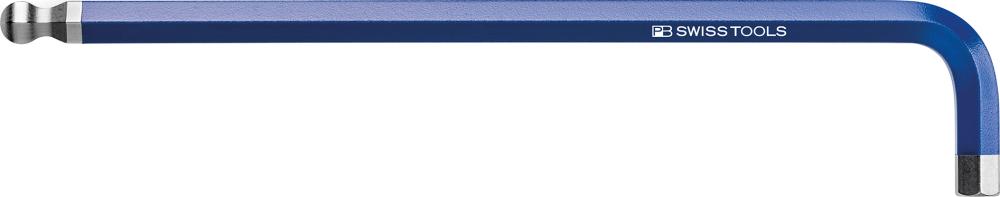 Produktbild von Swiss Tools Winkelschraubendreher DIN 911L Rainbow 10mm Kugelkopf PB 212.L 10 BL 7610733077052