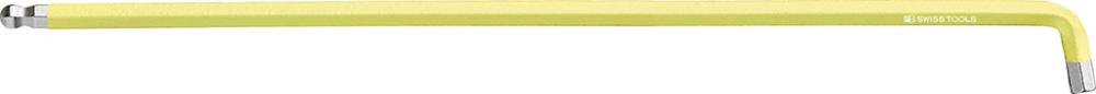 Produktbild von Swiss Tools Winkelschraubendreher 100° kurz Rainbow 3mm Kugelkopf PB 2212.L 3 SY 7610733243617