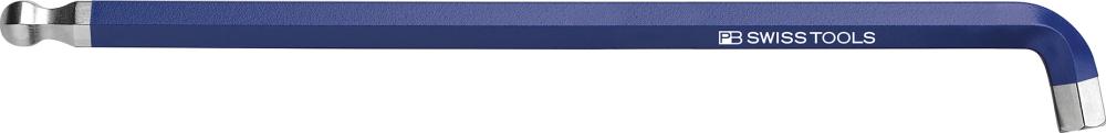 Produktbild von Swiss Tools Winkelschraubendreher 100° kurz Rainbow 10mm Kugelkopf PB 2212.L 10 BL 7610733243662