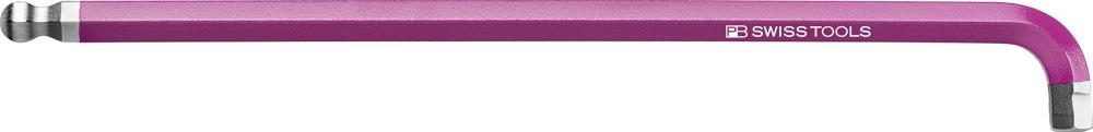 Produktbild von Swiss Tools Winkelschraubendreher 90+100° kurz Rainbow 8mm Kugelkopf PB 2222.L 8 PU 7610733283118