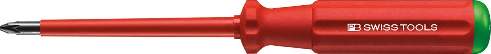 Produktbild von Swiss Tools Schraubendreher 5192 VDE PZ1x 80mm Classic PB 5192.1-80 7610733062546