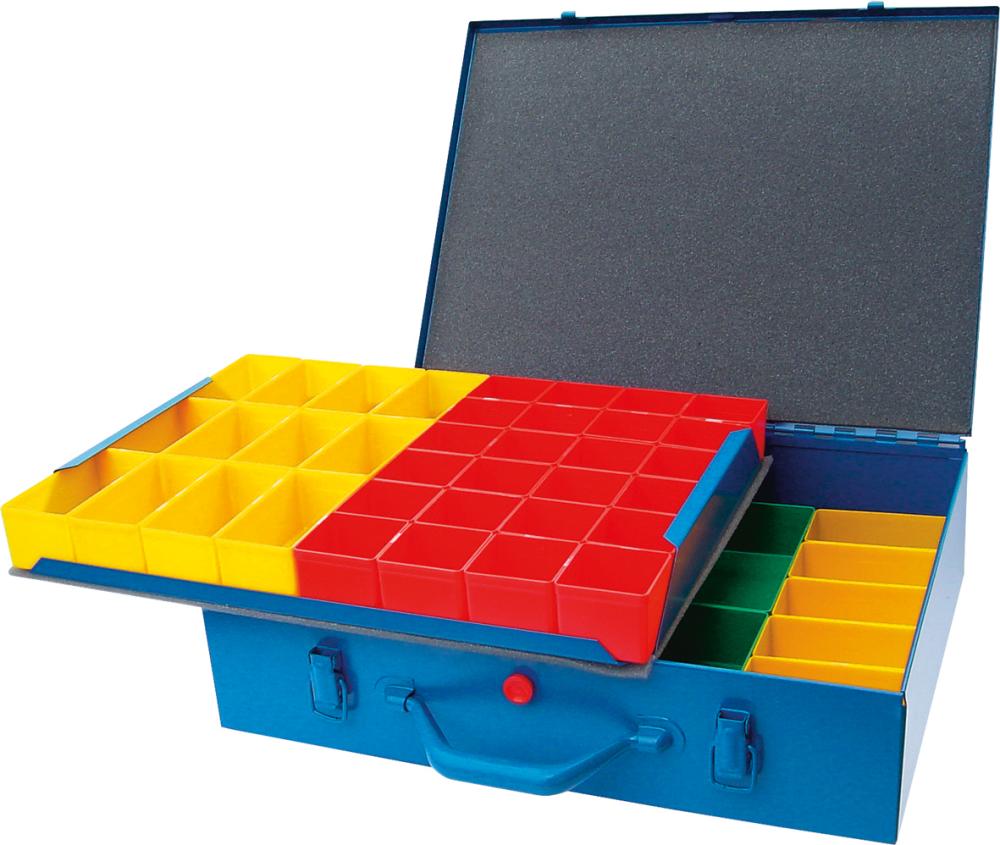 Produktbild von EDE Metall-Sortimentskasten B440xT330xH100 mm mit 48 Boxen H20248 4332163183396