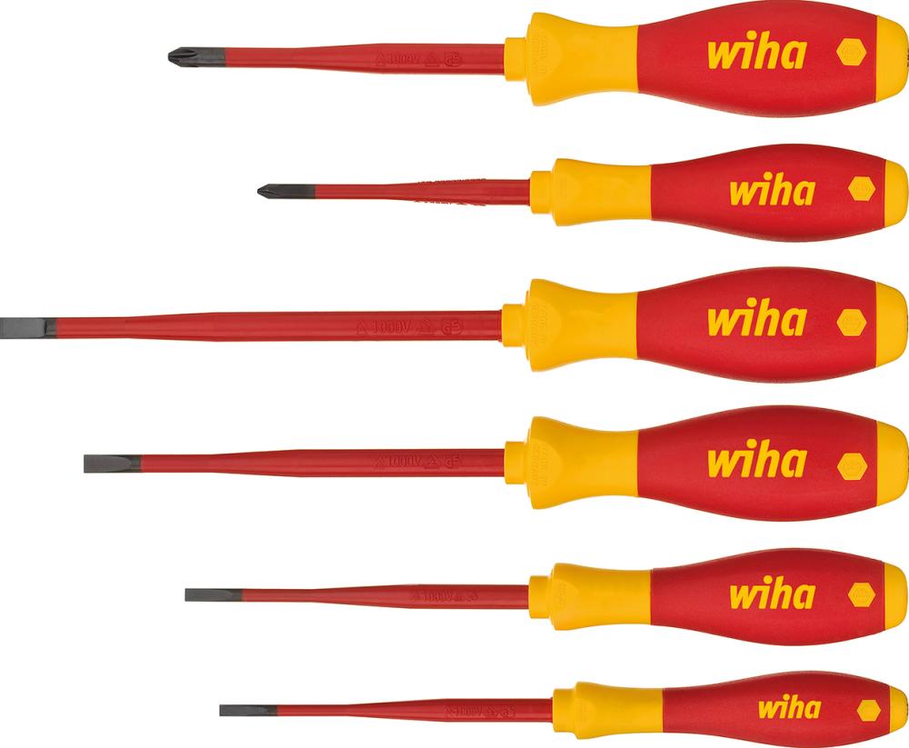 Produktbild von Wiha Schraubendreher-Satz VDE 6-teilig slimFix PH 35389 4010995353896