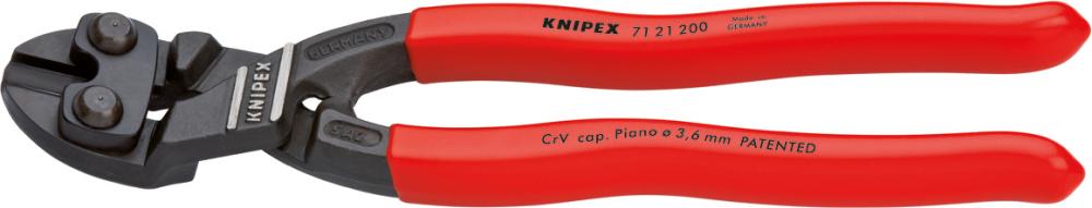 Produktbild von KNIPEX Bolzenabschneider Mini 20° mit Kunststoffgriffen 200mm Cobolt 71 21 200 4003773066866