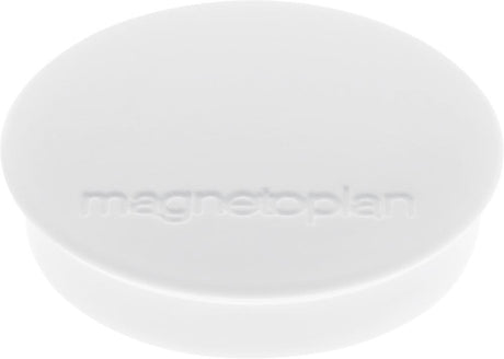 Produktbild von Magnetoplan Magnet Ø 30mm VE:10 Haftkraft 700 g weiss 4217609010 4013695010984
