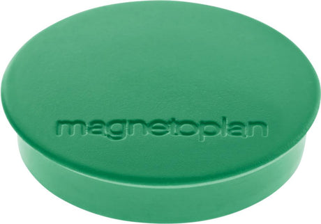 Produktbild von Magnetoplan Magnet Ø 30mm VE:10 Haftkraft 700 g grün 4217609025 4013695013879