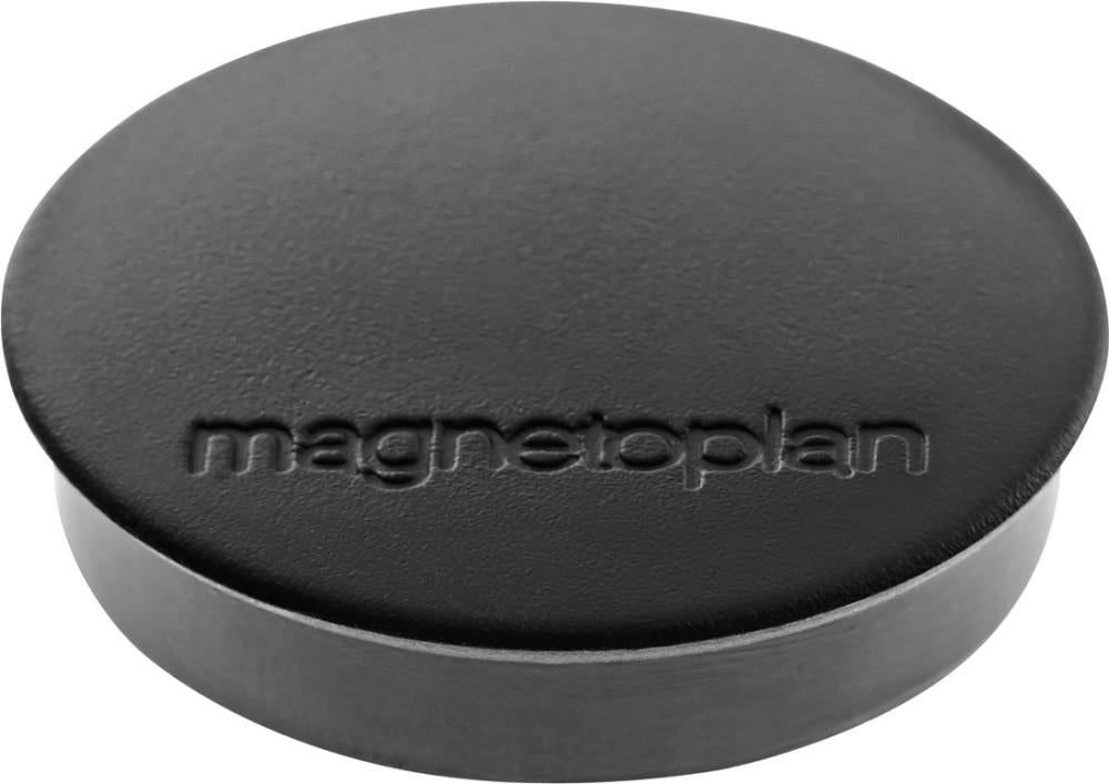 Produktbild von Magnetoplan Magnet Ø 30mm VE:10 Haftkraft 700 g schwarz 1664212 4013695014227