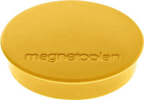 Produktbild von Magnetoplan Magnet Ø 30mm VE:10 Haftkraft 700 g gelb 1664202 4013695025537