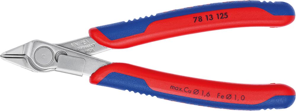 Produktbild von KNIPEX Seitenschneider Elektronik Super Knips Form1 125mm 78 13 125 4003773035398