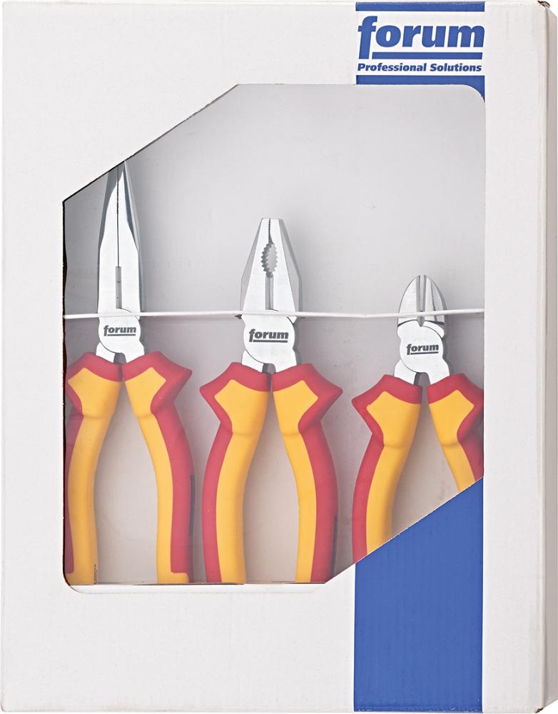 Produktbild von FORUM Zangensatz 3-teilig VDE 4243303210 4317784945646
