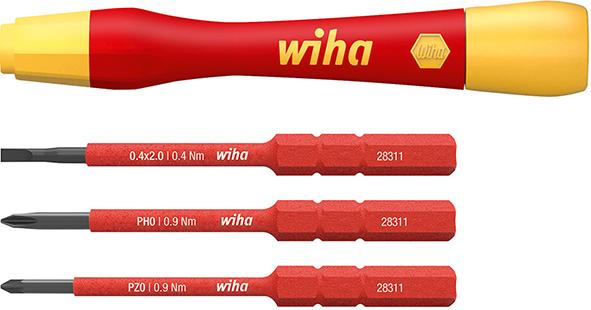 Produktbild von Wiha Feinschraubendreher-Satz VDE 4-teilig slimVario 43167 4010995431679