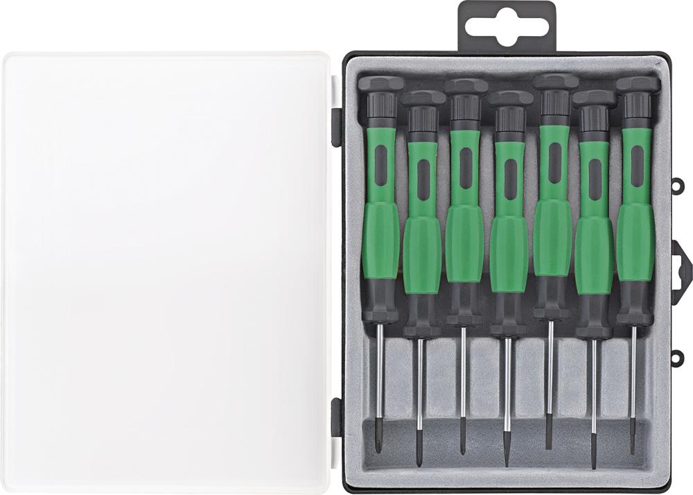 Produktbild von FORTIS Elektronik-Schraubendreher-Satz 7-teilig Schlitz/PH 4242736500 4317784706063