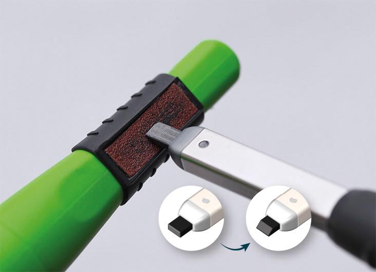 Zimmermannsbleistift BIG Dry Graphit Minenprofil 2x5 mm