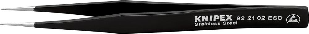 Produktbild von KNIPEX Universal-Pinzette ESD Edelstahl 92 21 02 ESD 92 21 02 ESD 4003773086789
