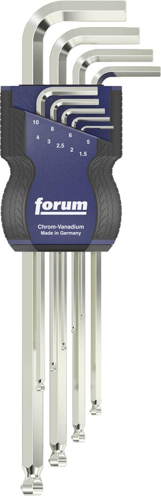 Produktbild von FORUM Winkelschraubendreher-Satz mit Haltefunktion 4242707133 4317784951838