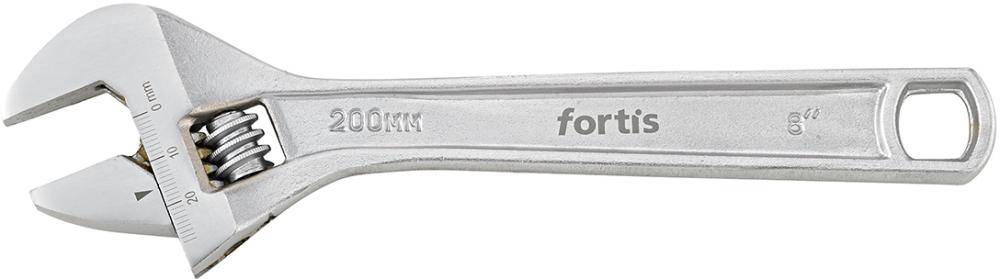 Produktbild von FORTIS Rollgabelschlüssel 8" 200mm verchromt 4240311113 4317784730662