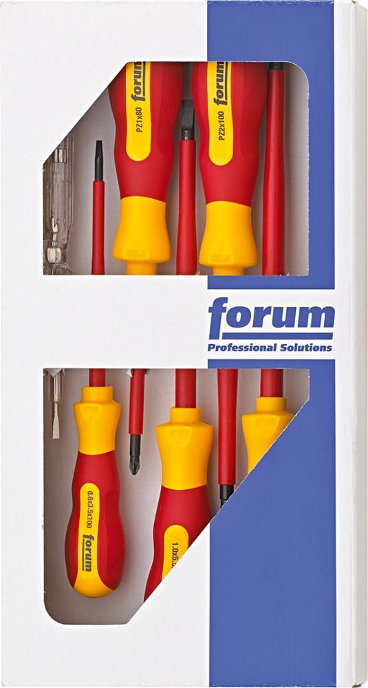 Produktbild von FORUM Schraubendreher-Satz VDE 6-teilig Schlitz/PZ 4242727133 4317784932417