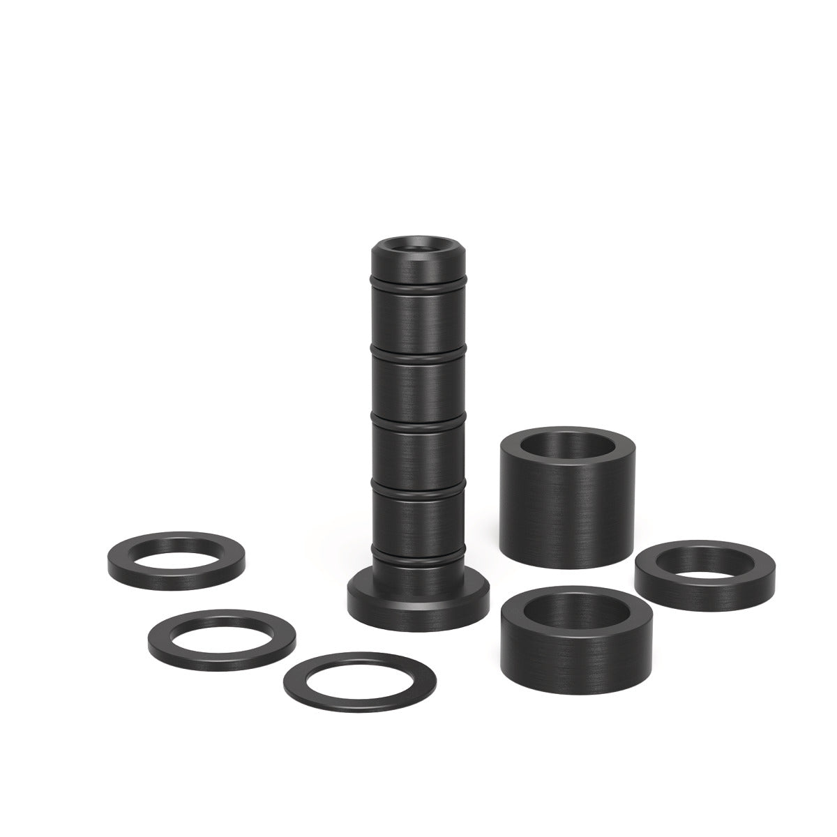 Produktansicht von Siegmund Auflagesatz 7-teilig Ø 25 mm Höhe 65 mm brüniert für System 16