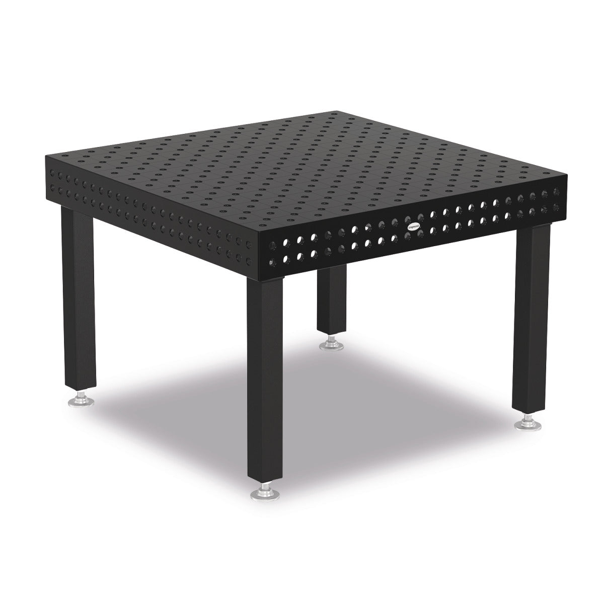 Produktansicht von Siegmund Schweißtisch 1200 x 1200 x 150 mm Professional Extreme 8.7 System 22 Plasmanitriert, Diagonalraster Höhe 800 mm
