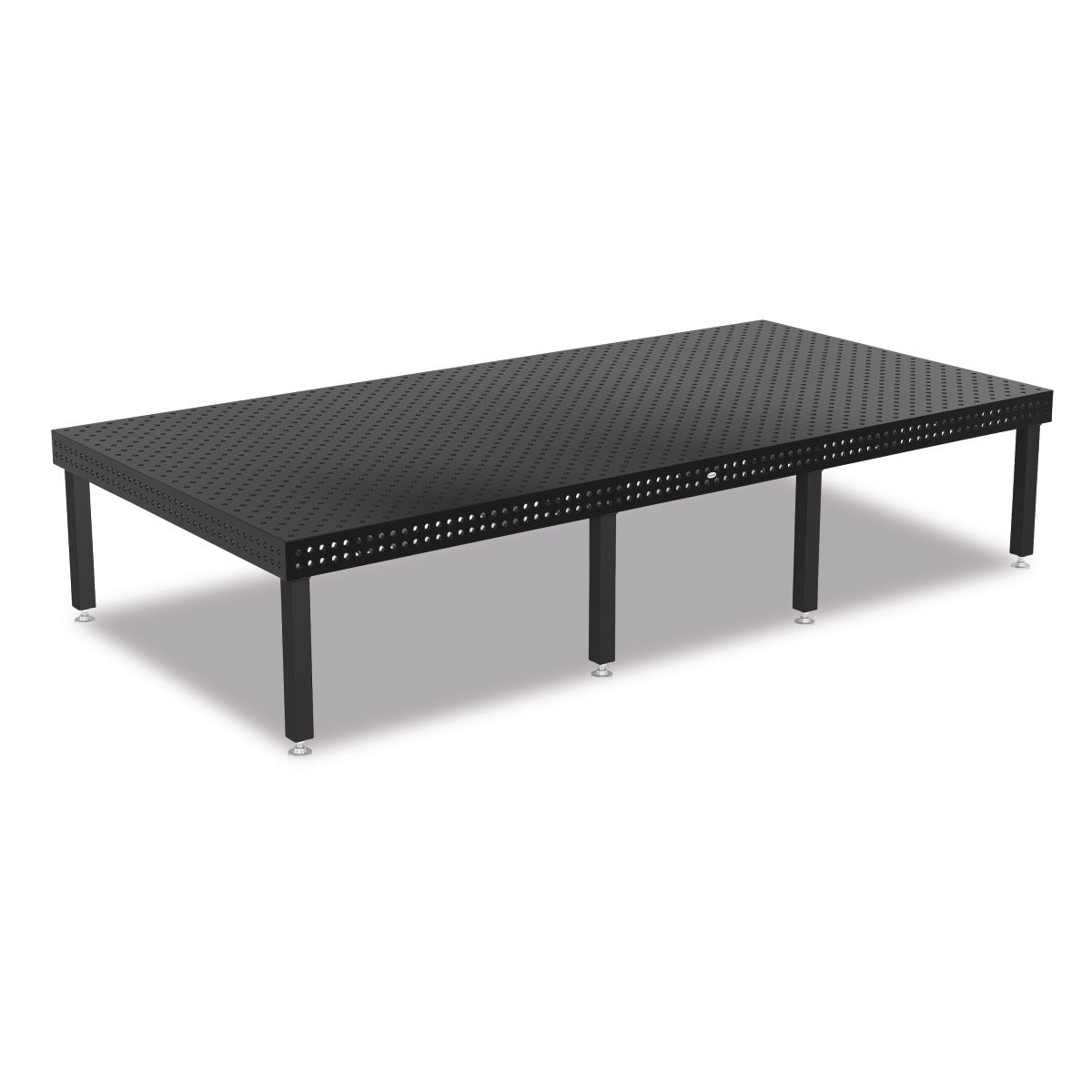 Produktansicht von Siegmund Schweißtisch 4000 x 2000 x 150 mm Professional Extreme 8.7 System 22 Plasmanitriert, Diagonalraster Höhe 700 mm