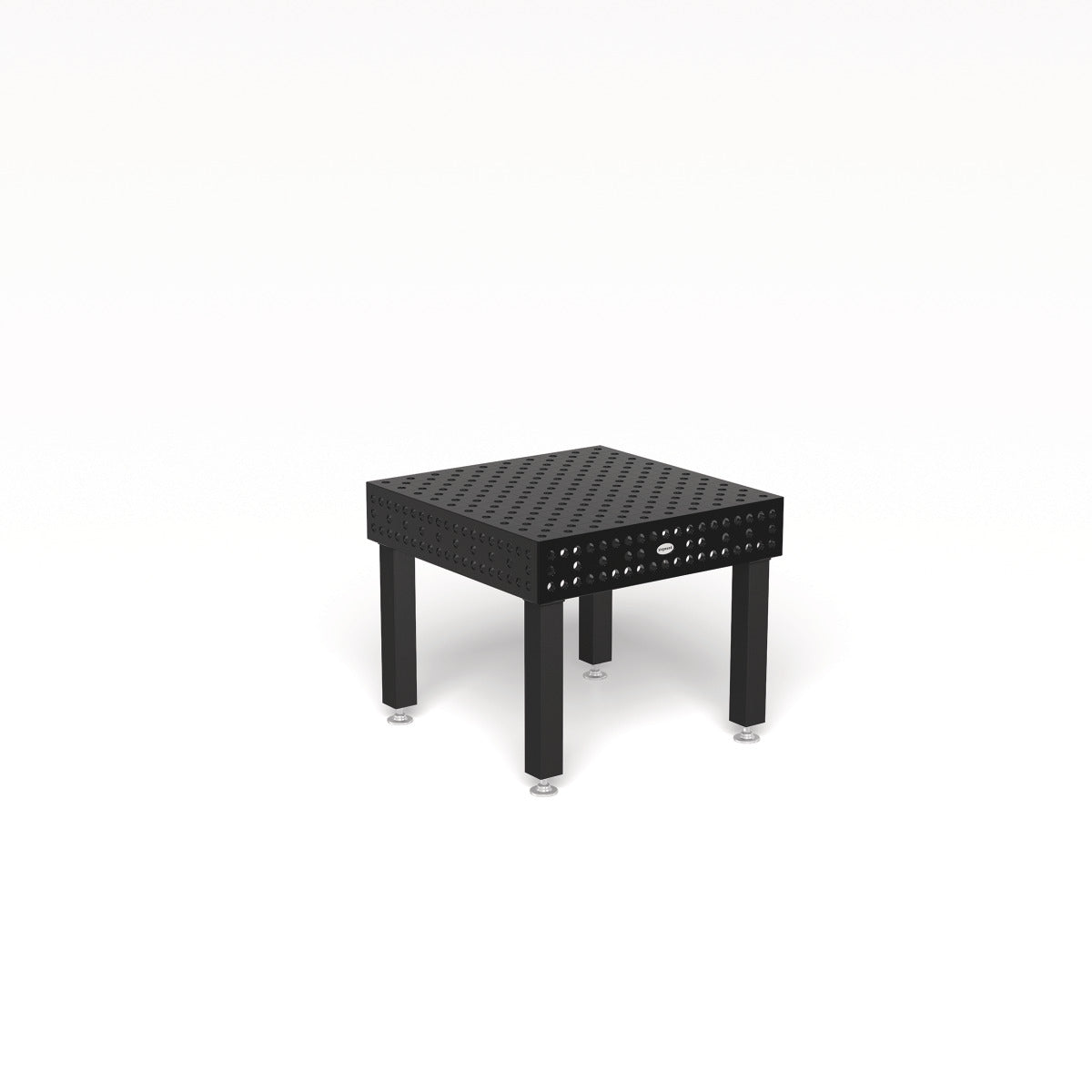 Produktansicht von Siegmund Schweißtisch 1000 x 1000 x 200 mm Professional Extreme 8.7 System 28 Plasmanitriert, Diagonalraster höhenverstellbar 550-900 mm
