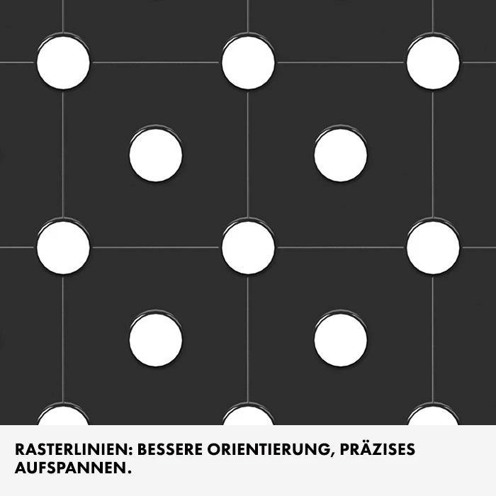 Detailansicht zu Rasterlinien von Siegmund Schweißtischplatte