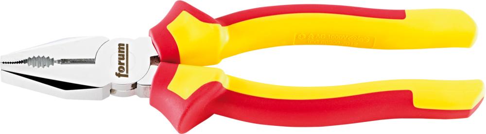 Produktbild von FORUM Kombizange verchromt 160mm VDE 4243303070 4317784842952