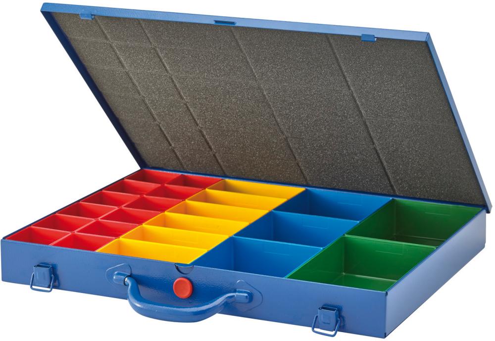 Produktbild von EDE Metall-Sortimentskasten B330xT440xH50 mm mit 23 Boxen H30323 4332163183389