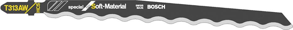 Produktbild von BOSCH Stichsägeblatt T313 AW VE à 3 Stück Special for Soft Material 2608635187 3165140045926