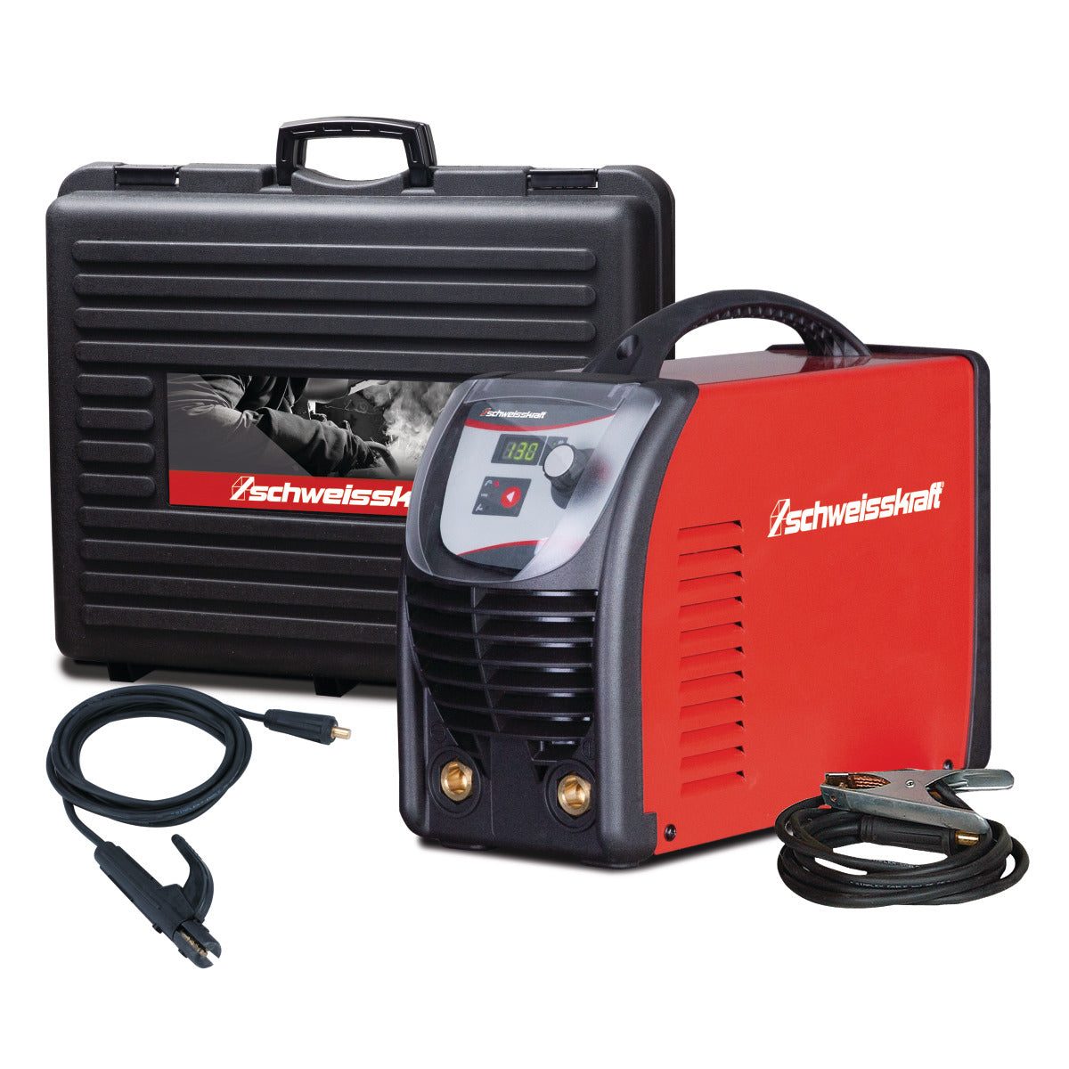 Produktbild von Schweisskraft Elektrodeninverter CRAFT-STICK 161P Aktions-Set 1073162SET 4036351272939