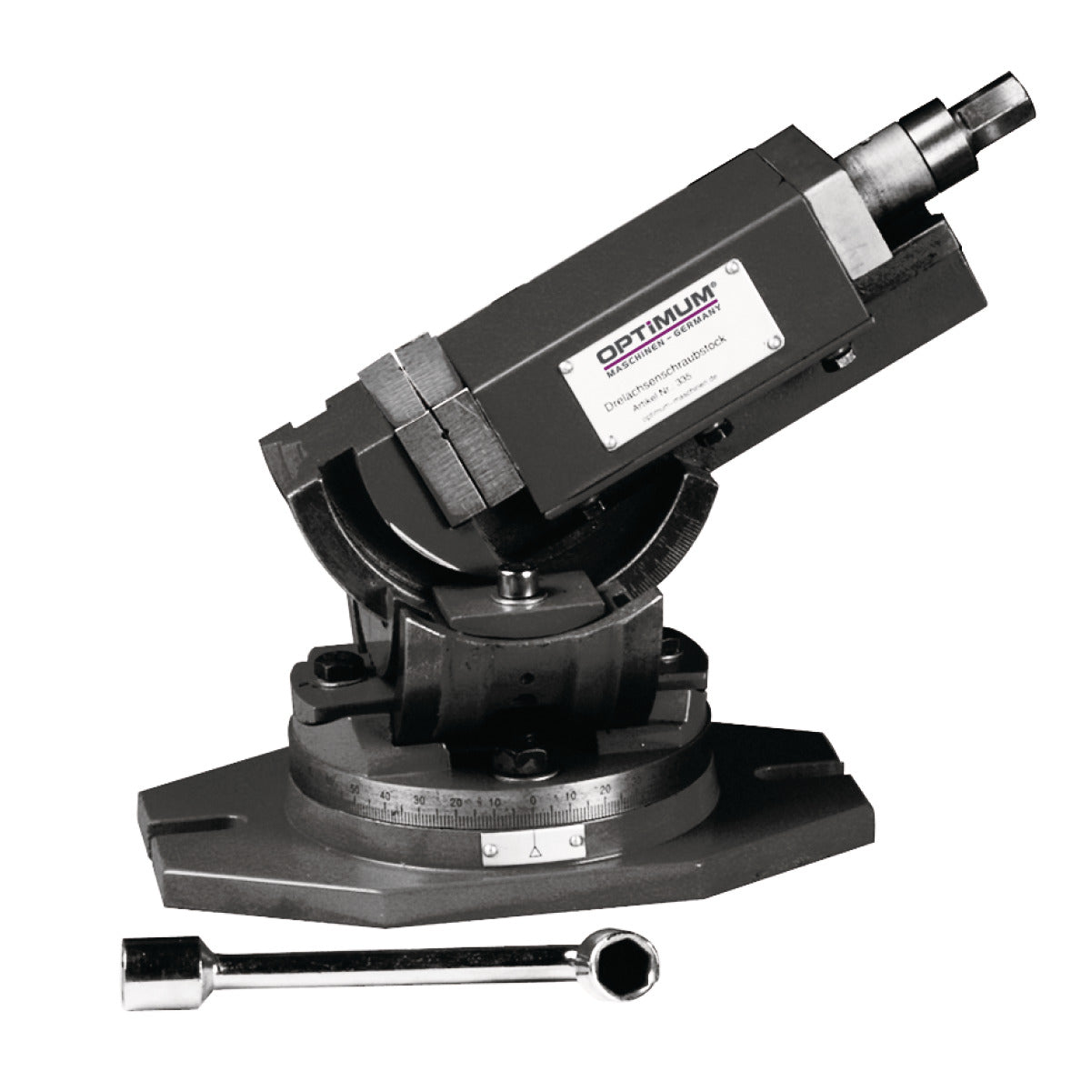 Produktbild von Optimum Dreiachsenschraubstock MV3-125 3354178 4030635007361