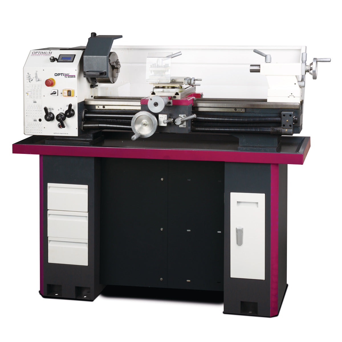 Produktbild von Optimum Leit- und Zugspindel-Drehmaschine OPTIturn TU 3008VB 3427206 4030635044717