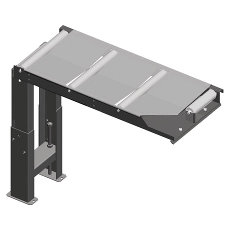 Produktbild von Metallkraft Verbindungsrollenbahn 390 mm, Zufuhrseite, für 60°-Schnitte 3649171 4036351136255