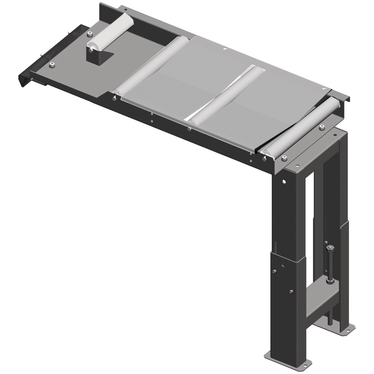 Produktbild von Metallkraft Verbindungsrollenbahn 390 mm, Abfuhrseite, für 60°-Schnitte 3649172 4036351136262